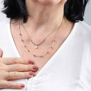 CHOKER DE ESFERAS BANHADO A OURO