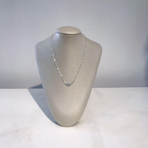 CHOKER TIFFANY CORAÇÃO BANHADO A PRATA