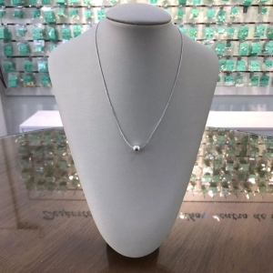 COLAR ESFERA BANHADO A PRATA