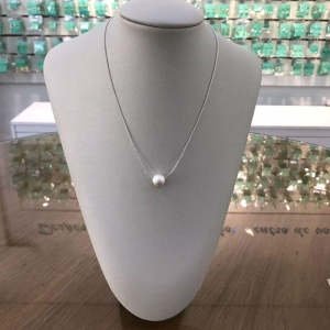 COLAR ESFERA FOSCA GOLD BANHADO A PRATA