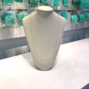 COLAR MINI ESFERAS FEMININE BANHADO A OURO