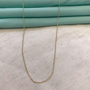 COLAR MINI ESFERAS SLIM BANHADO A OURO