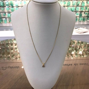 COLAR NOSSA SENHORA APARECIDA BANHADO A OURO