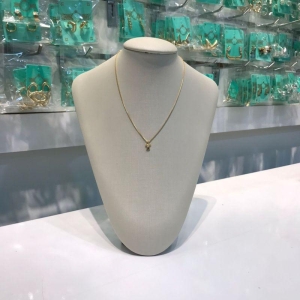 COLAR SWEET GIRL EM ZIRCÔNIA INFANTIL BANHADO A OURO