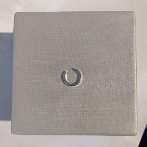 FAKE PIERCING REDONDO SLIM BANHADO A PRATA