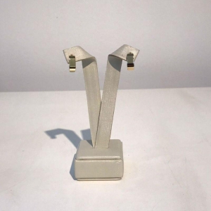 MEIA ARGOLA BANHADO A OURO