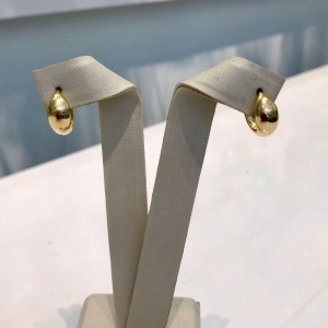 MINI ARGOLA PUFFER BANHADO A OURO