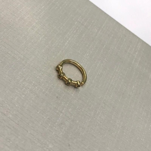 PIERCING SUNSHINE BANHADO A OURO