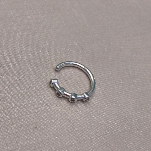 PIERCING SUNSHINE BANHADO A PRATA