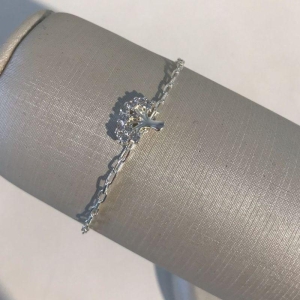 PULSEIRA ÁRVORE DA VIDA CARTIER BANHADO A PRATA