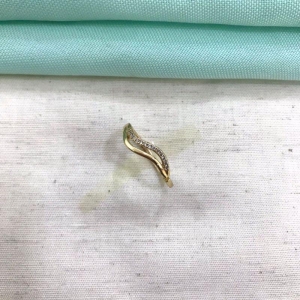 ANEL TRANSFORMAR ZIRCÔNIA BANHADO A OURO