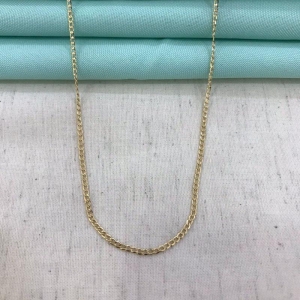 CHOKER GRUMET BANHADO A OURO