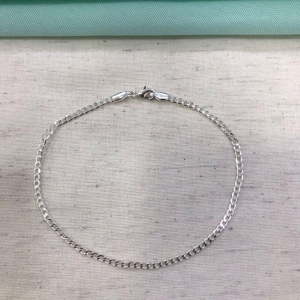 PULSEIRA GRUMET MASCULINA BANHADO A PRATA
