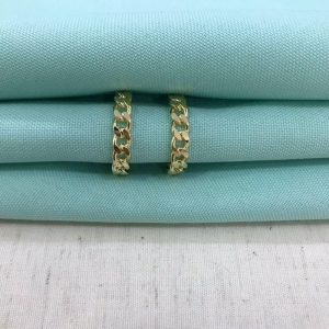 ARGOLA ELOS LUXO BANHADO A OURO