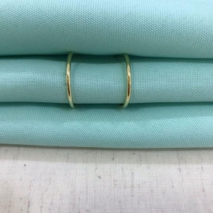 ARGOLA FINA BANHADO A OURO