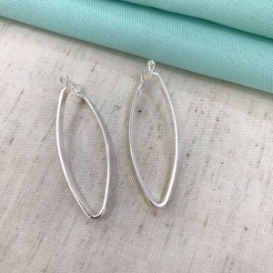 ARGOLA OVAL SLIM BNHADO A PRATA