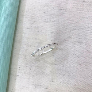 APARADOR FINO ZIRCÔNIA BANHADO A PRATA