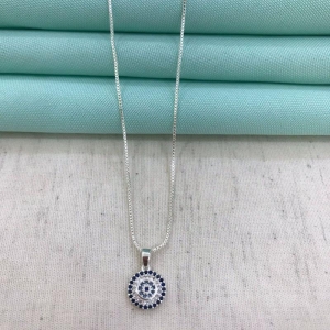 COLAR MANDALA ZIRCÔNIA BANHADO A OURO