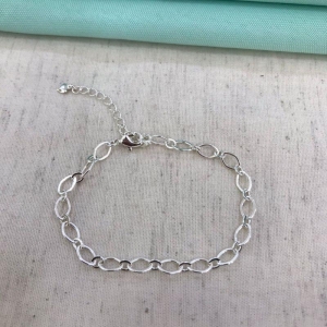 PULSEIRA ELOS BANHADO A PRATA