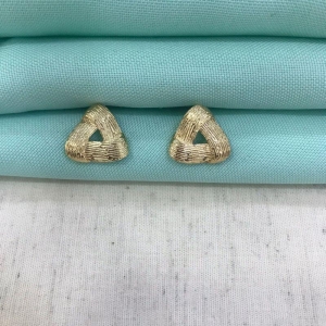 BRINCO TEXTURIZADO GOLD BANHADO A OURO