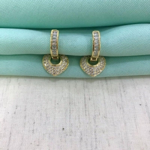 ARGOLA CORAÇÃO GLOW UP BANHADO A OURO