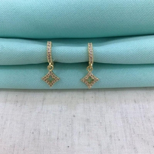 ARGOLA PROSPERITÁ ZIRCÔNIA BANHADO A OURO