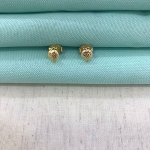 BRINCO MORANGO SWEET INFANTIL BANHADO A OURO