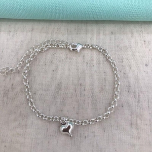 PULSEIRA LOVE ELO PORT BANHADO A PRATA