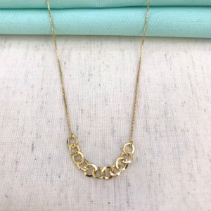 COLAR ELOS BANHADO A OURO