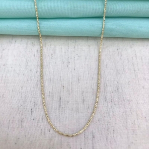 COLAR TORCIDINHO BANHADO A OURO