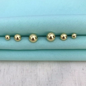 TRIO MEIA ESFERA BANHADO A OURO