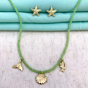 BRINCO ESTRELA DO MAR M BANHADO A OURO