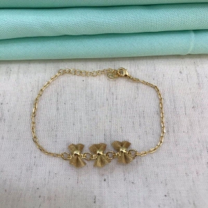 PULSEIRA LAÇO INF BANHADO A OURO