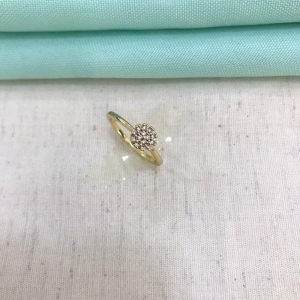 ANEL CHUVEIRINHO  ZIRCÔNIA BANHADO OURO