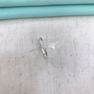 ANEL CHUVEIRINHO  ZIRCÔNIA BANHADO PRATA