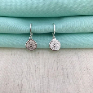 ARGOLA PAI NOSSO BANHADO A PRATA