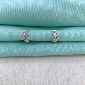 ARGOLINHA INF ESTRELA E LUA BANHADO A PRATA