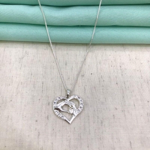 COLAR PRIMEIRO AMOR BANHADO A PRATA