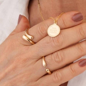 ANEL ENCANTO BANHADO A OURO