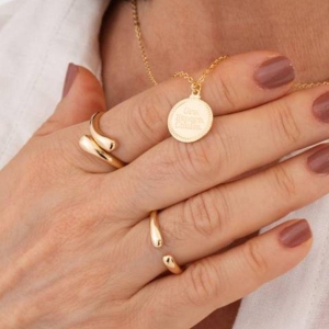 ANEL ENCANTO BANHADO A OURO