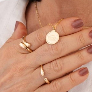 ANEL ENCANTO BANHADO A OURO