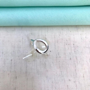 ANEL VAZADO BANHADO A PRATA