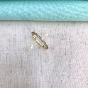 APARADOR ZIRCÔNIA BANHADO A OURO