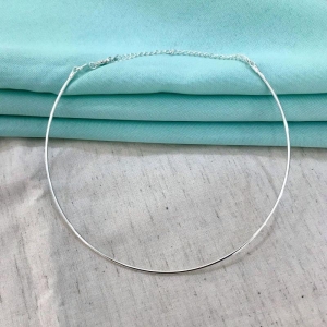 CHOKER ARO BANHADO A PRATA