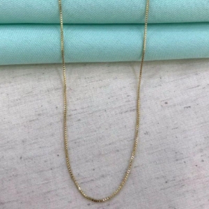 COLAR VENEZIANA BANHADA OURO