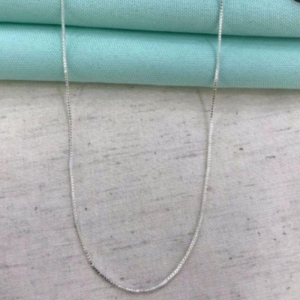 COLAR VENEZIANA BANHADO PRATA