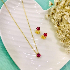 CONJUNTO CLASSIC RUBELITA BANHADA OURO