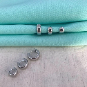 TRIO ARGOLA MAXI BANHADO A PRATA