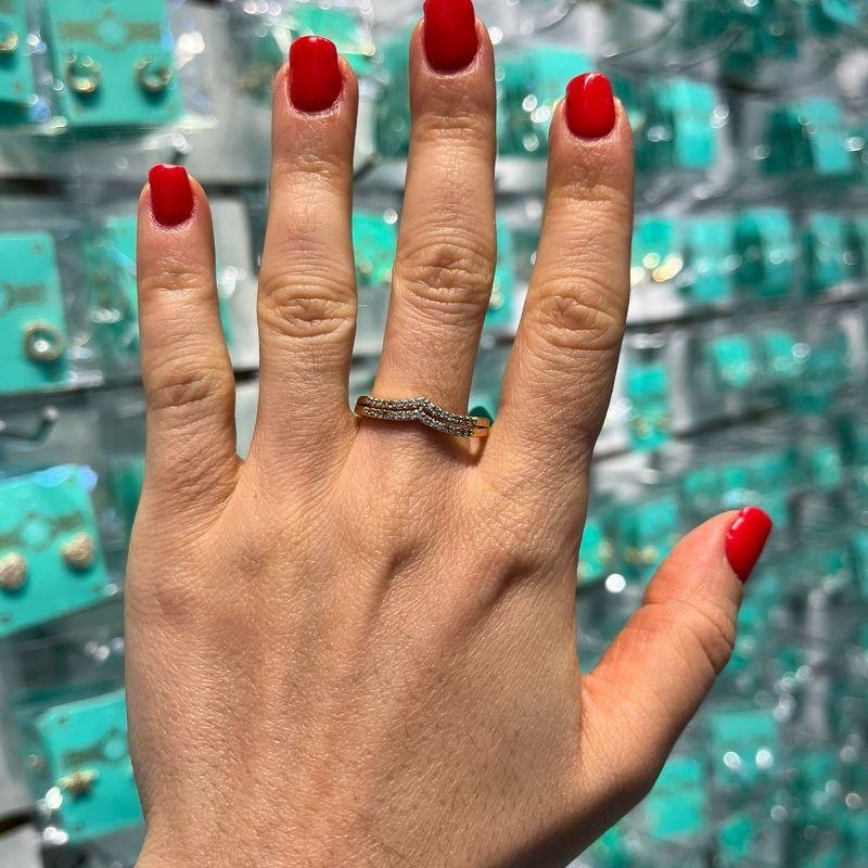 ANEL BRISA EM ZIRCÔNIA BANHADO A OURO