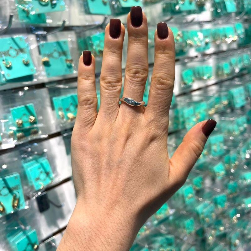 ANEL LISO REGULÁVEL BANHADO A PRATA